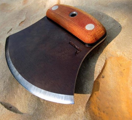 Ulu natural canvas micarta